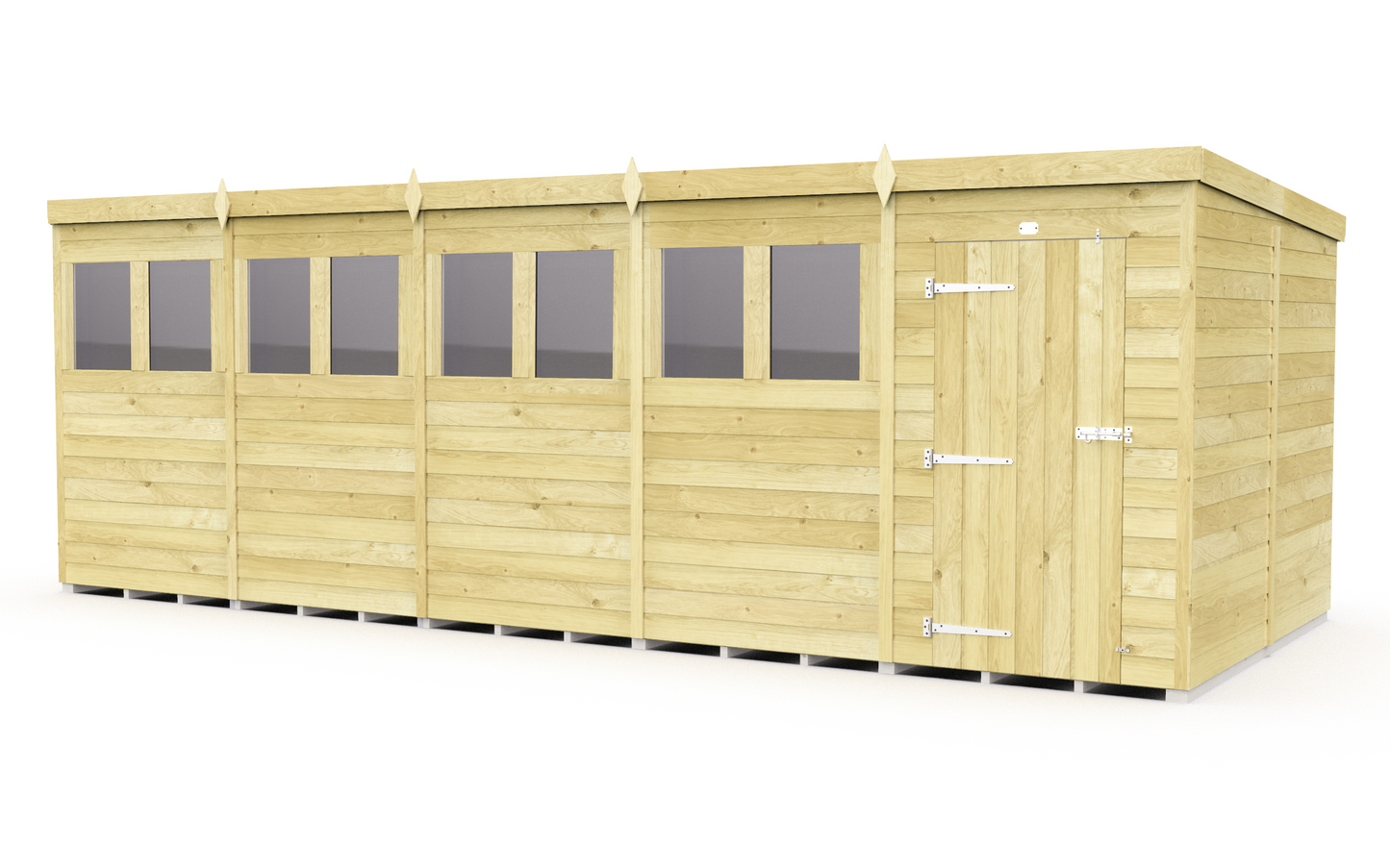 Sheds DIY Pent Garden Shed 8 ft Width