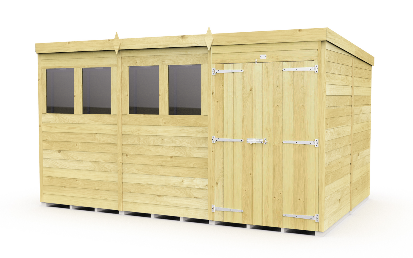 Sheds DIY Pent Garden Shed 8 ft Width