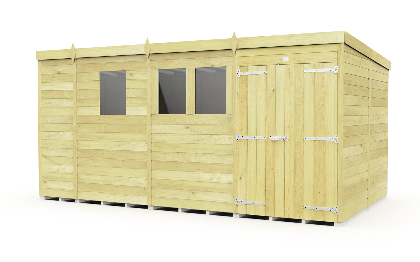 Sheds DIY Pent Garden Shed 8 ft Width