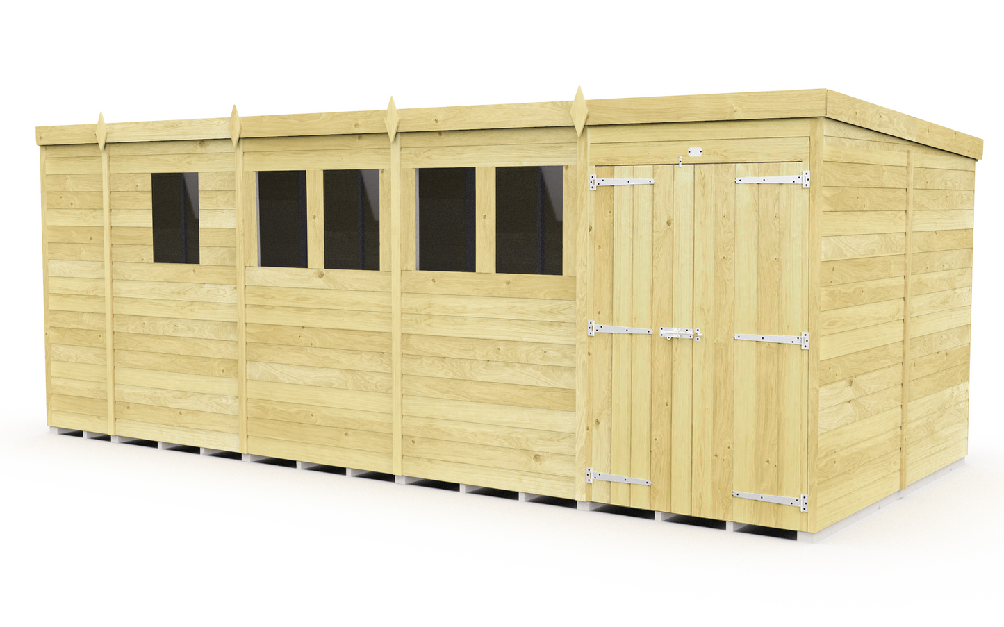 Sheds DIY Pent Garden Shed 8 ft Width