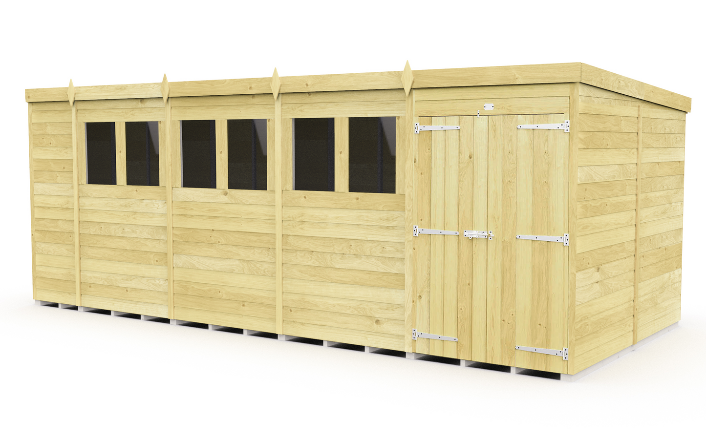 Sheds DIY Pent Garden Shed 8 ft Width