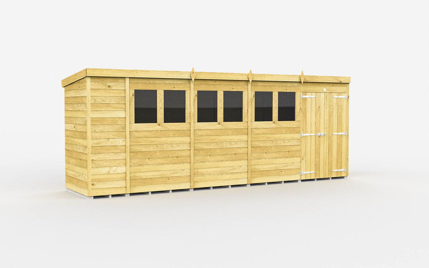 Sheds DIY Pent Garden Shed 4 ft Width
