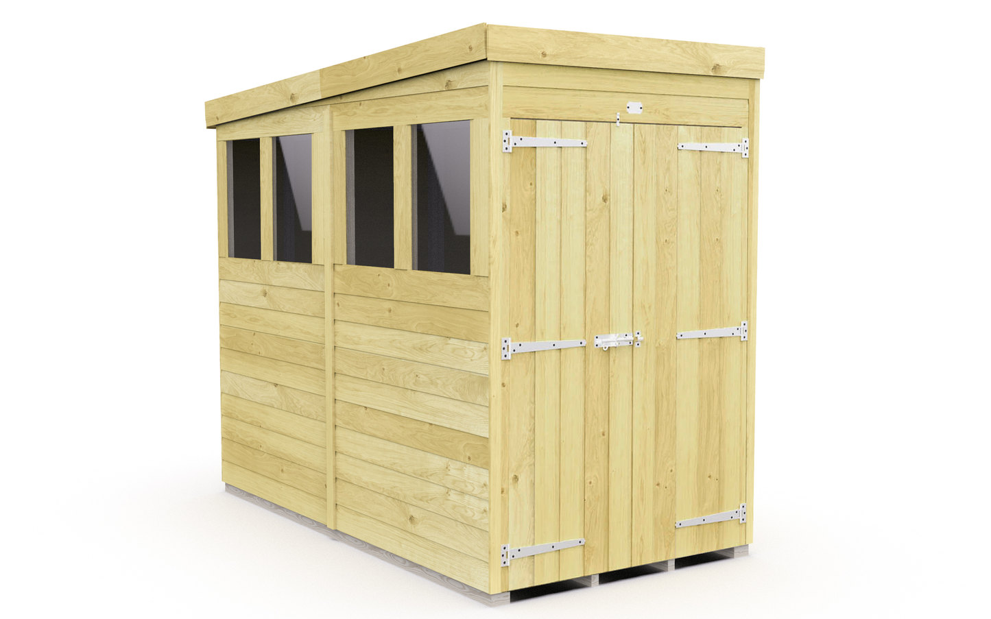 Sheds DIY Pent Garden Shed 8 ft Width