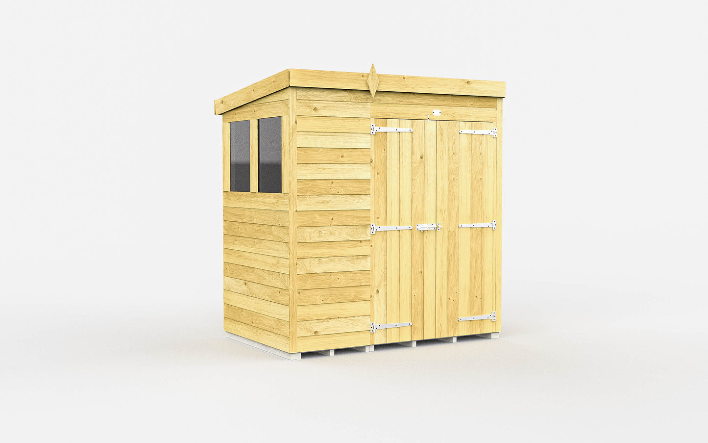 Sheds DIY Pent Garden Shed 4 ft Width