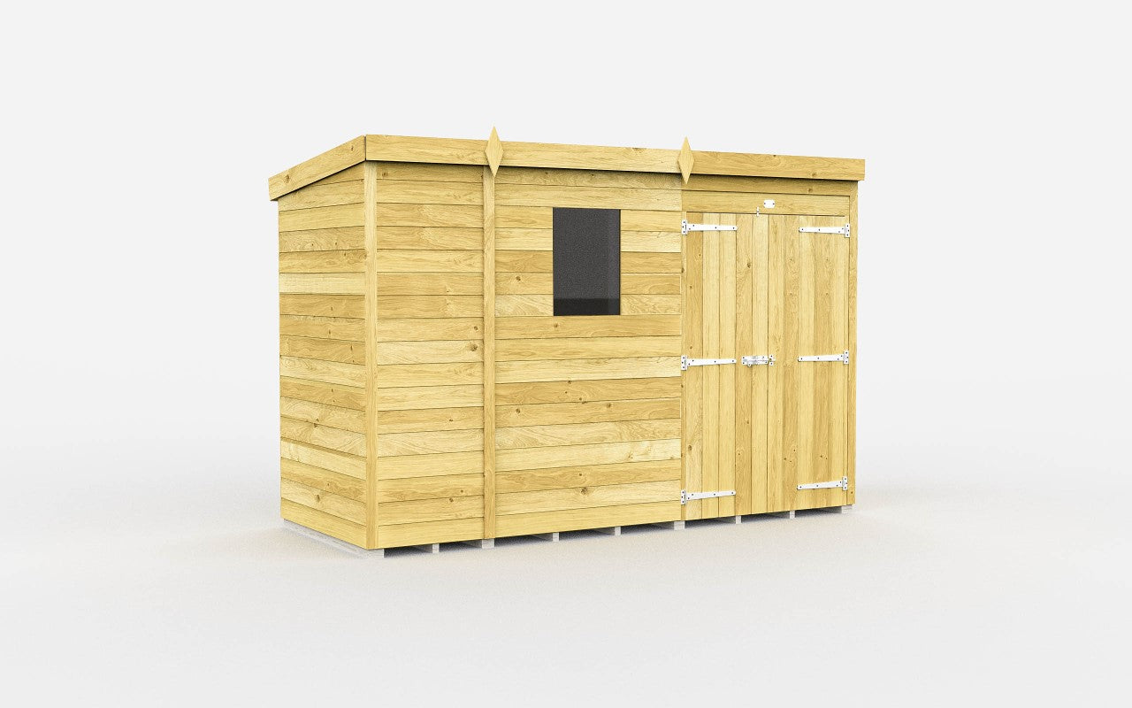 Sheds DIY Pent Garden Shed 4 ft Width