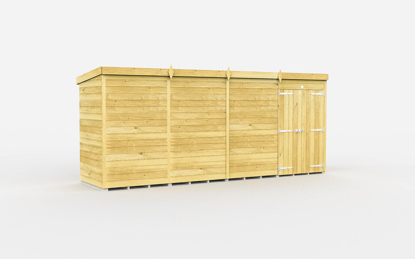 Sheds DIY Pent Garden Shed 4 ft Width