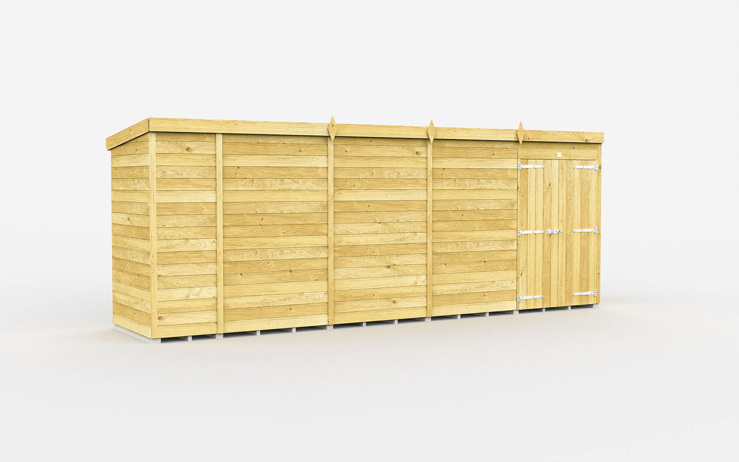 Sheds DIY Pent Garden Shed 4 ft Width