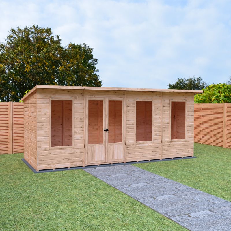Shire Peony 16x6 Pent Summerhouse