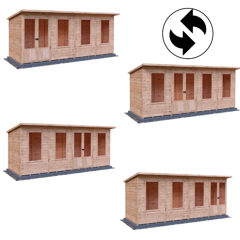 Shire Peony 16x6 Pent Summerhouse