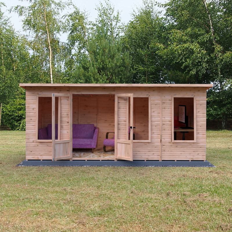 Shire Peony 16x6 Pent Summerhouse
