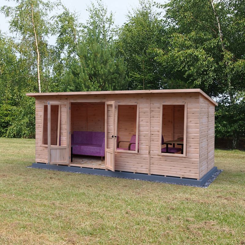 Shire Peony 16x6 Pent Summerhouse