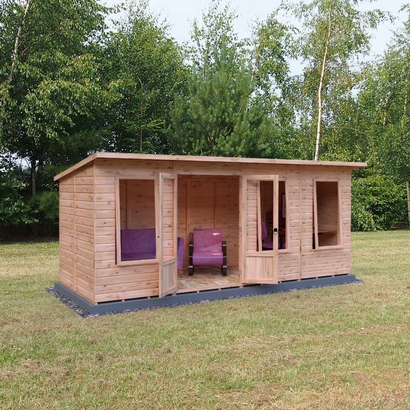 Shire Peony 16x6 Pent Summerhouse