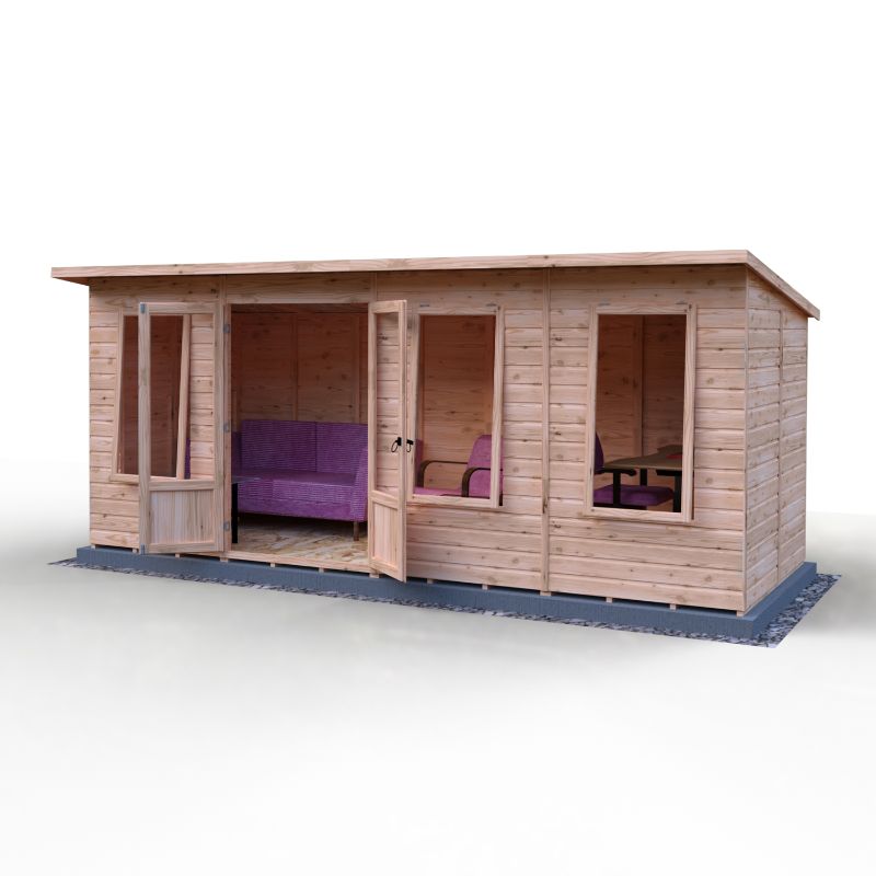 Shire Peony 16x6 Pent Summerhouse