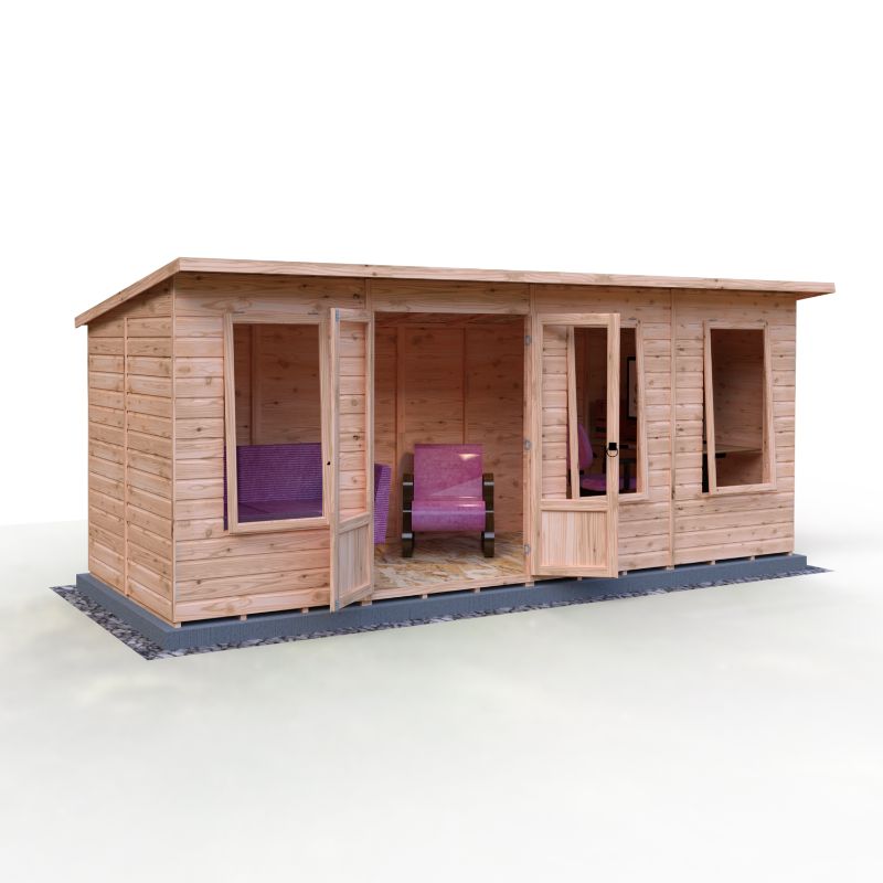 Shire Peony 16x6 Pent Summerhouse