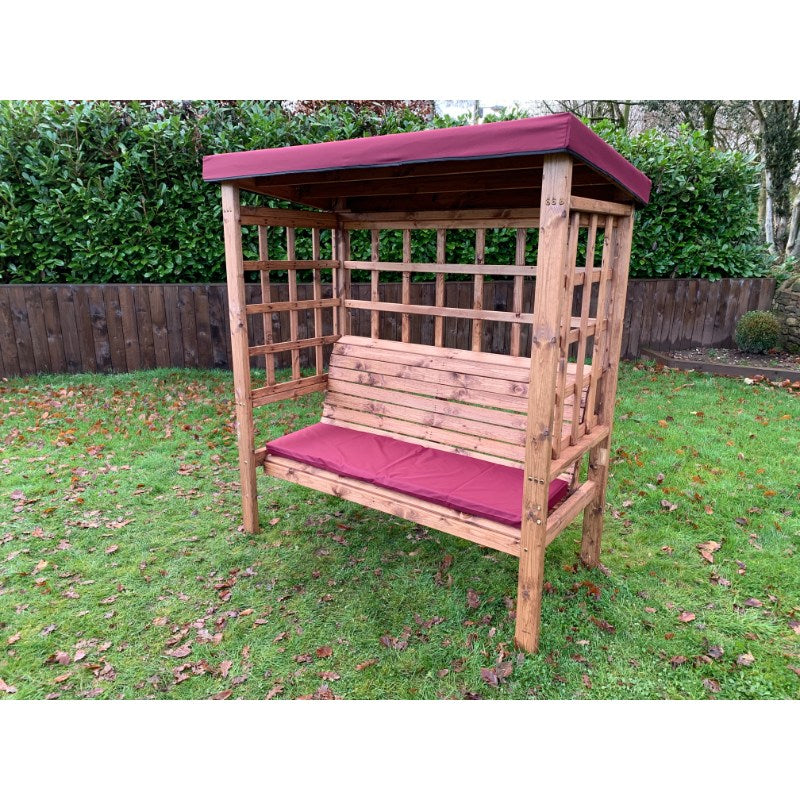 Charles Taylor - Bramham Three Seater Arbour Burgundy
