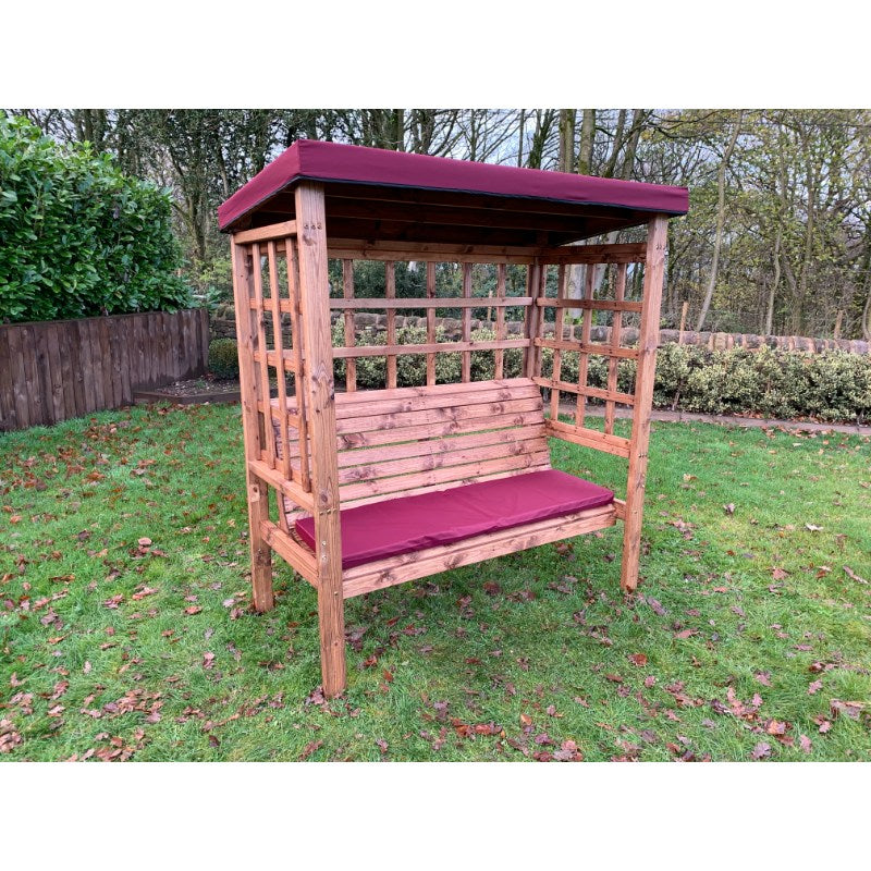 Charles Taylor - Bramham Three Seater Arbour Burgundy