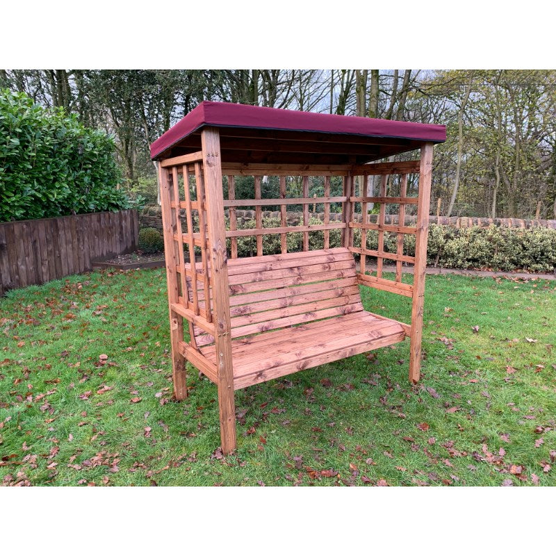 Charles Taylor - Bramham Three Seater Arbour Burgundy