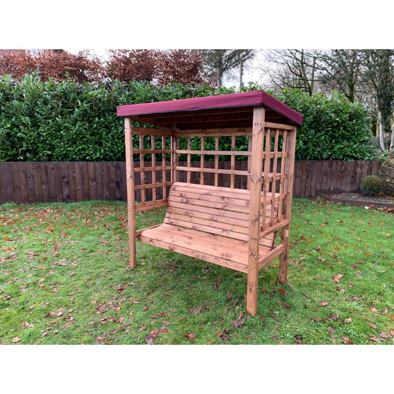Charles Taylor - Bramham Three Seater Arbour Burgundy