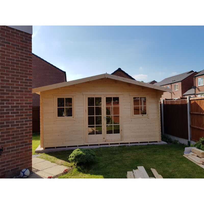 Shire Clipstone 12x10 28mm Log cabin