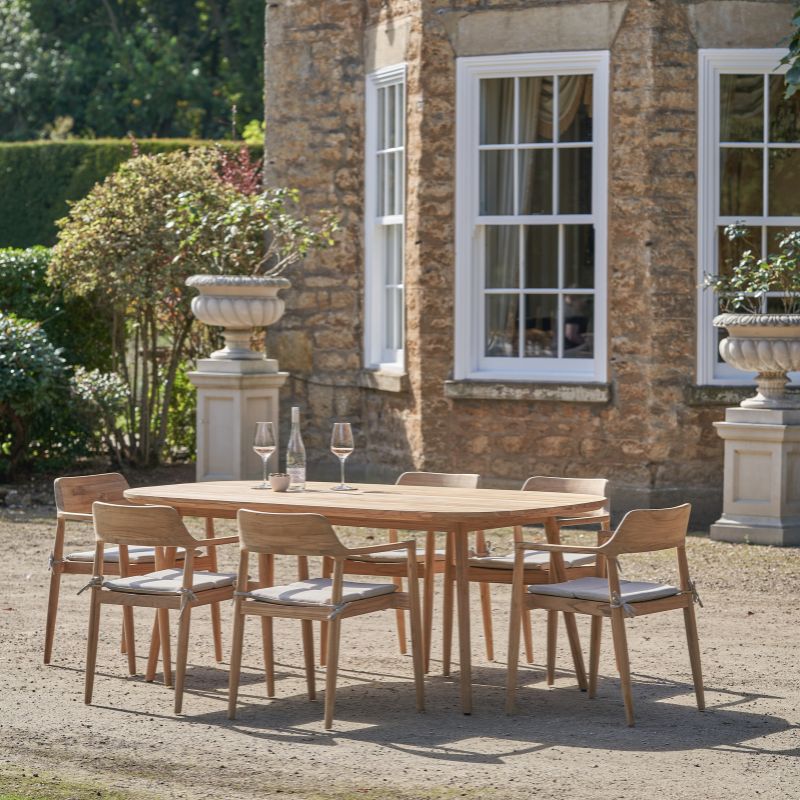 Pacific Lifestyle - Salita Outdoor 6 Seater Dining Set