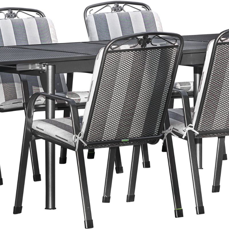 Pacific Lifestyle - Savoy Extendable Rectangular 8 Seater Dining Set