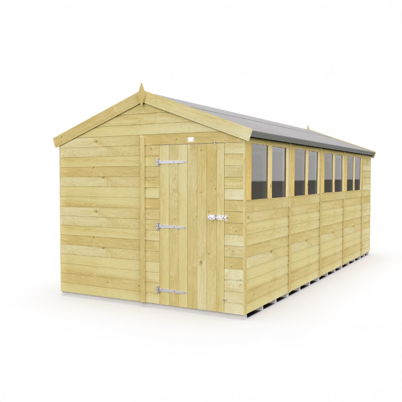 Sheds DIY Apex Garden Shed 8 ft Width