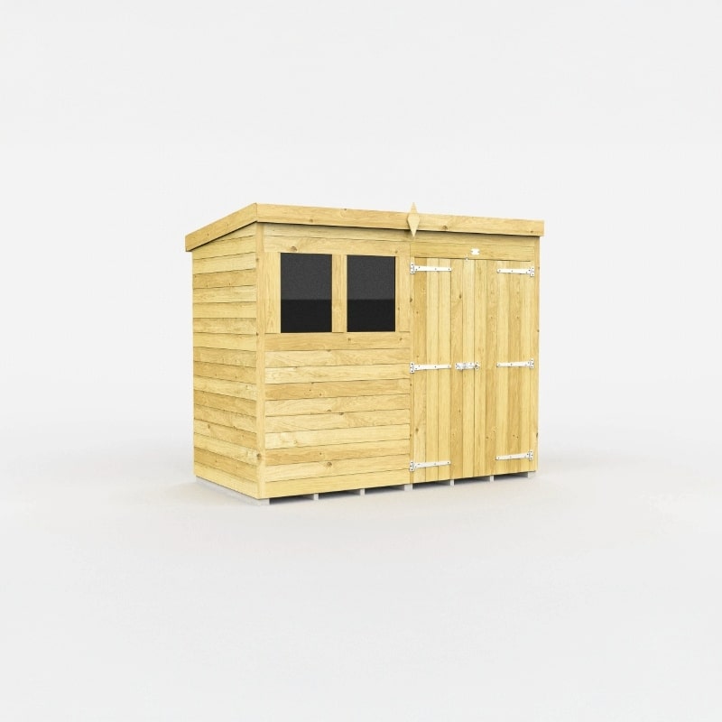 Sheds DIY Pent Garden Shed 4 ft Width