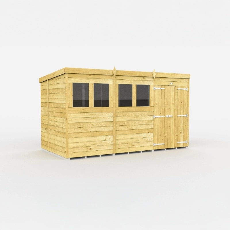 Sheds DIY Pent Garden Shed 7 ft Width