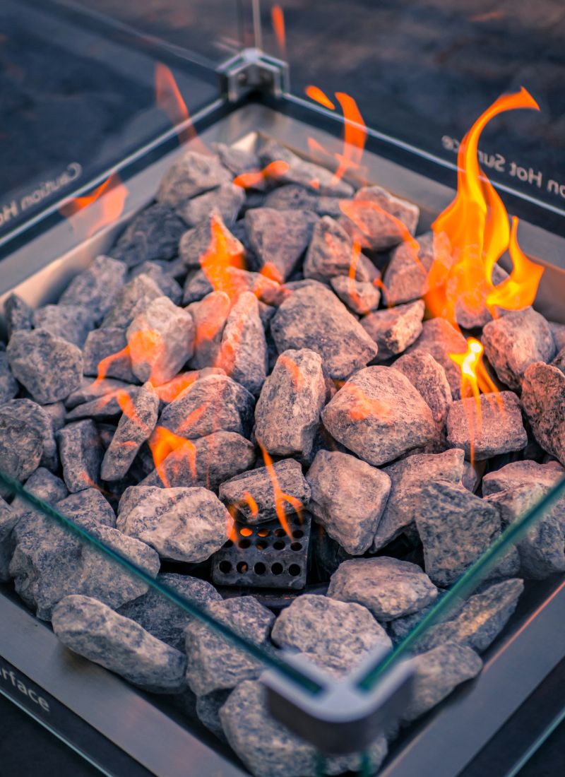 Engasco Slava Low 90cm2-120cm2 Fire Table