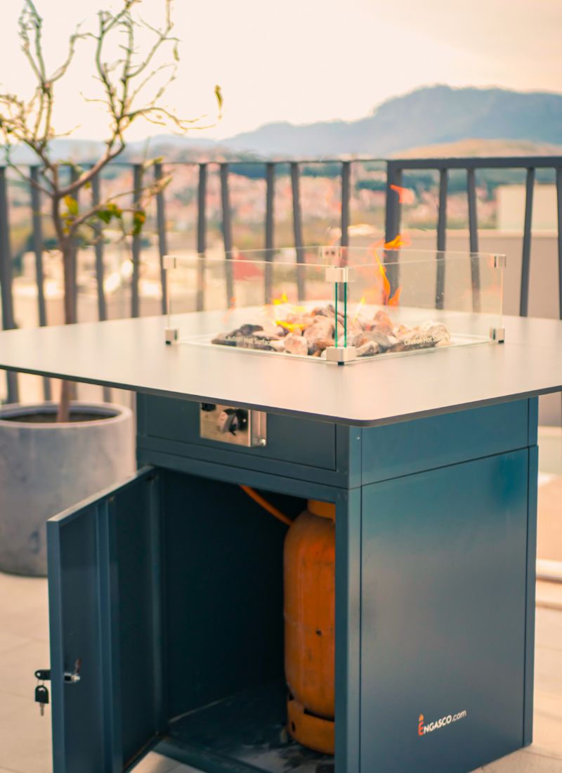 Engasco Slava Low 90cm2-120cm2 Fire Table