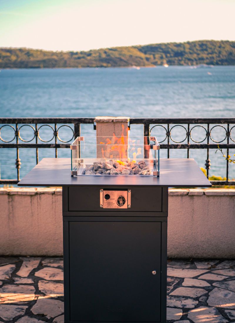 Engasco Slava Low 90cm2-120cm2 Fire Table