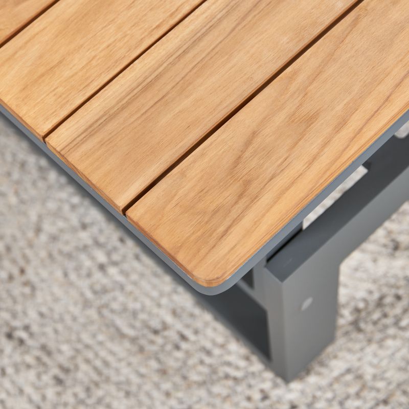 Pacific Lifestyle - Stockholm Anthracite Outdoor Corner Seating Set