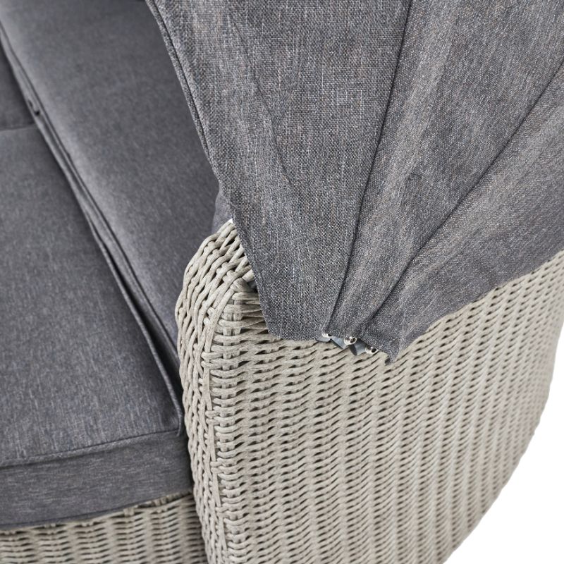 Pacific Lifestyle - Stone Grey Bermuda Day Bed
