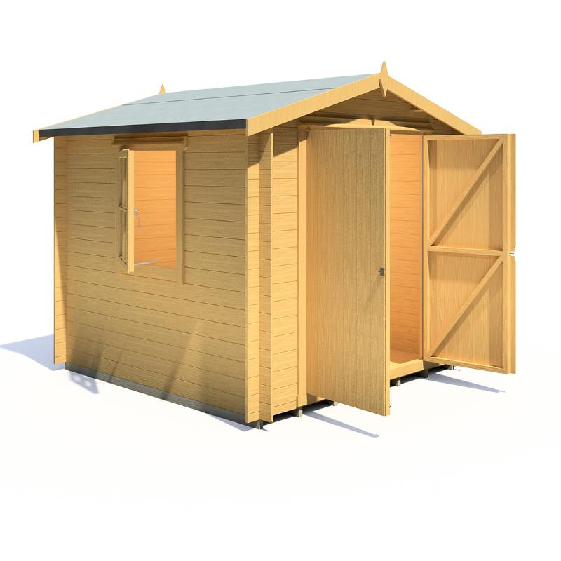 Shire Bradley 8x8 19mm Log cabin