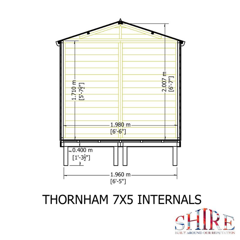 Shire Thornham 7x7 with Verandah Summerhouse