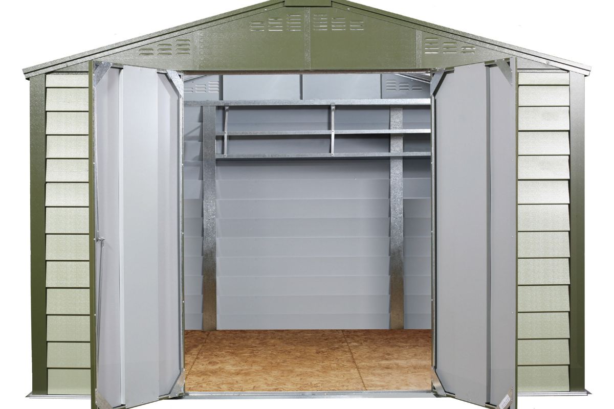 Trimetals Titan Apex 108 10ft X 8ft Metal Garden Shed