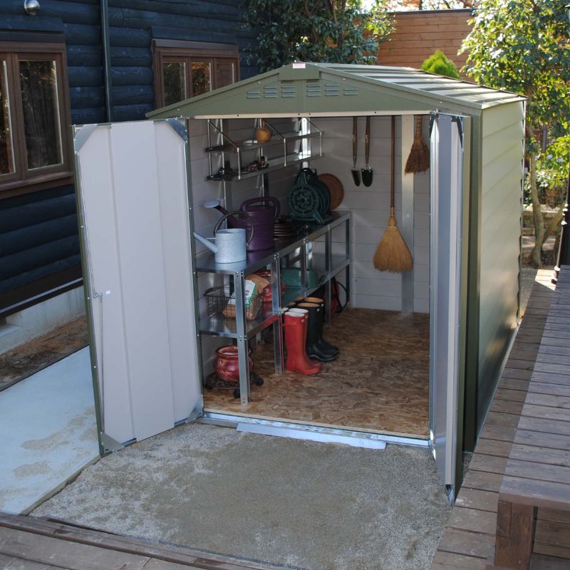 Trimetals Titan 630 Apex Metal Garden Shed