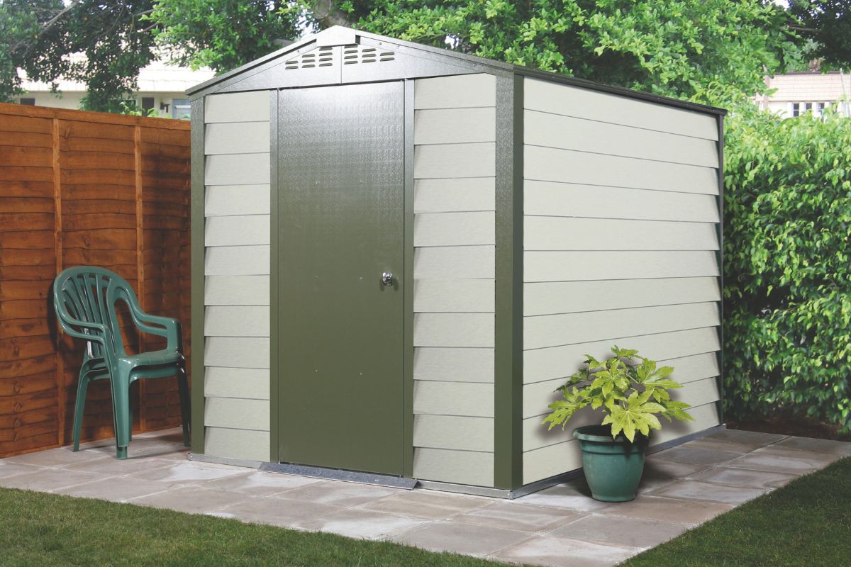 Trimetals Titan 630 Apex Metal Garden Shed