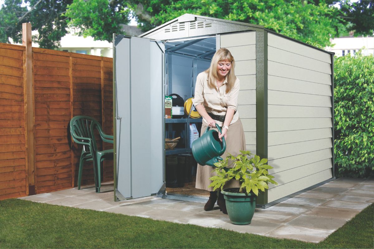 Trimetals Titan 630 Apex Metal Garden Shed