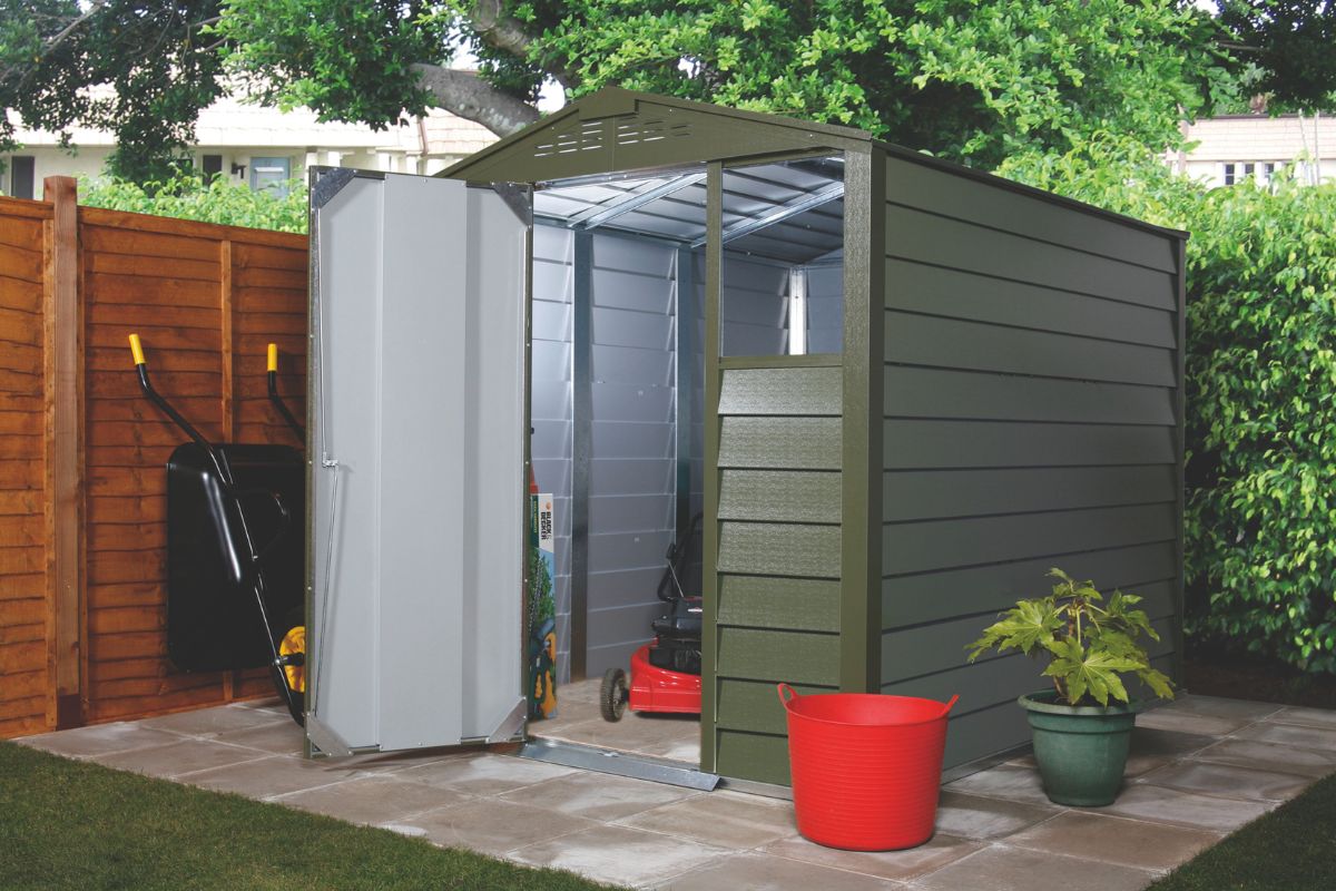 Trimetals Titan 630 Apex Metal Garden Shed