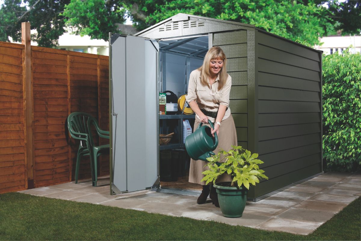 Trimetals Titan 630 Apex Metal Garden Shed