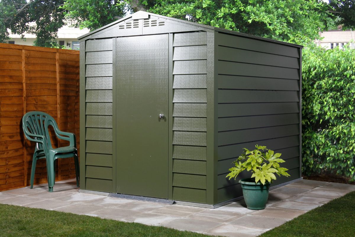 Trimetals Titan 630 Apex Metal Garden Shed