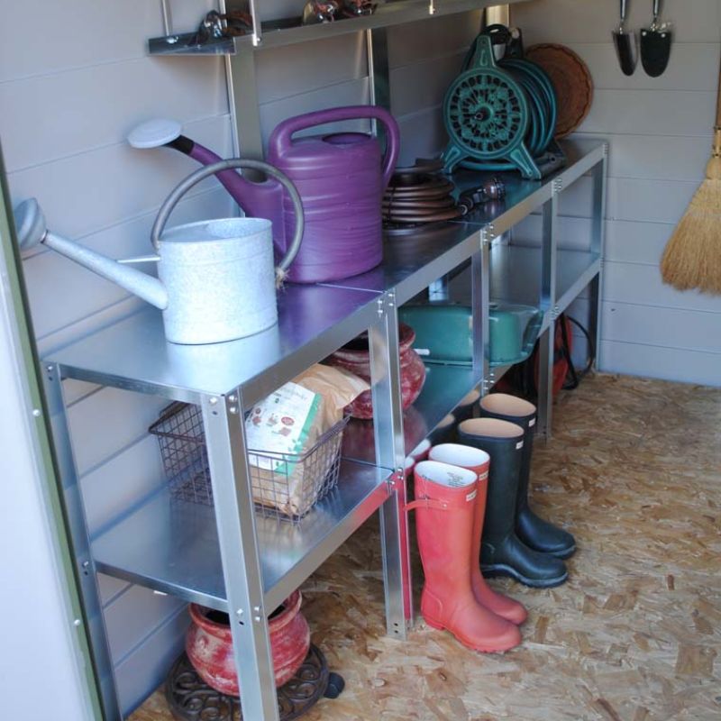 Trimetals Titan 630 Apex Metal Garden Shed