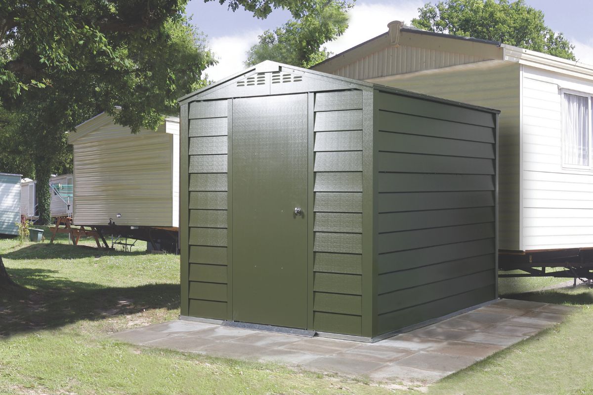 Trimetals Titan 630 Apex Metal Garden Shed
