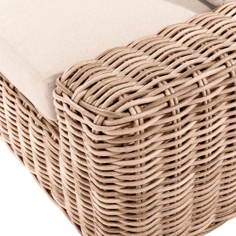 Pacific Lifestyle - Como Natural Antique Outdoor Corner Seating Set