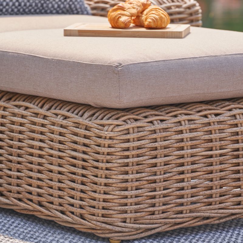 Pacific Lifestyle - Como Natural Antique Outdoor Corner Seating Set