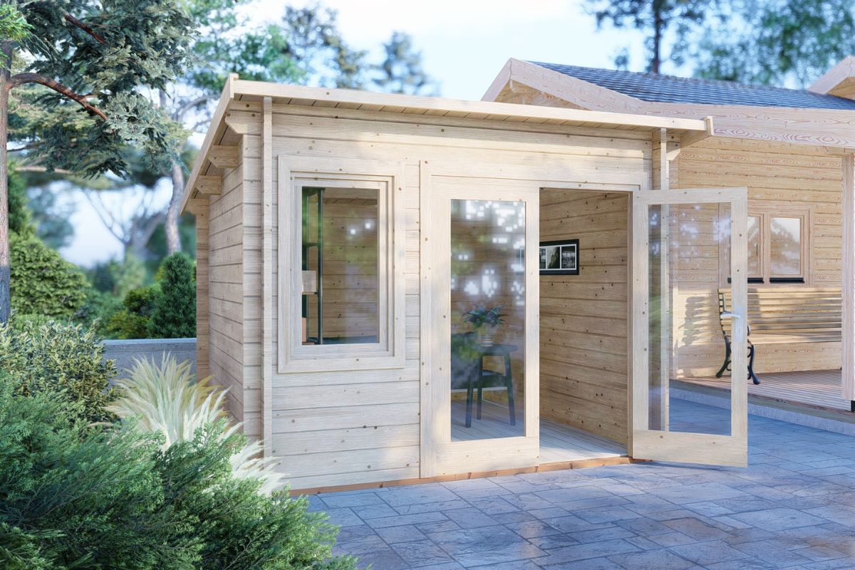Shire Elm 10x10 44mm Log cabin