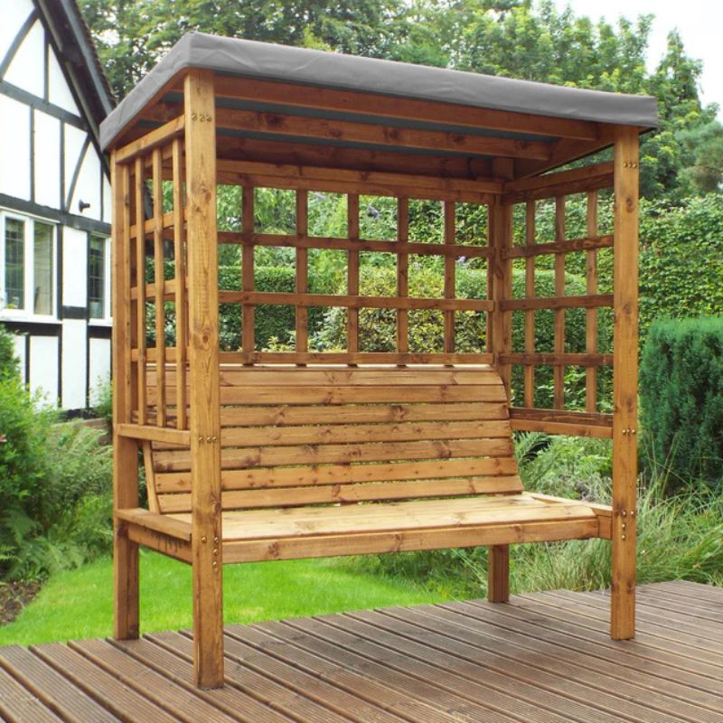 Charles Taylor - Bramham Three Seater Arbour Grey