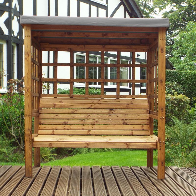 Charles Taylor - Bramham Three Seater Arbour Grey