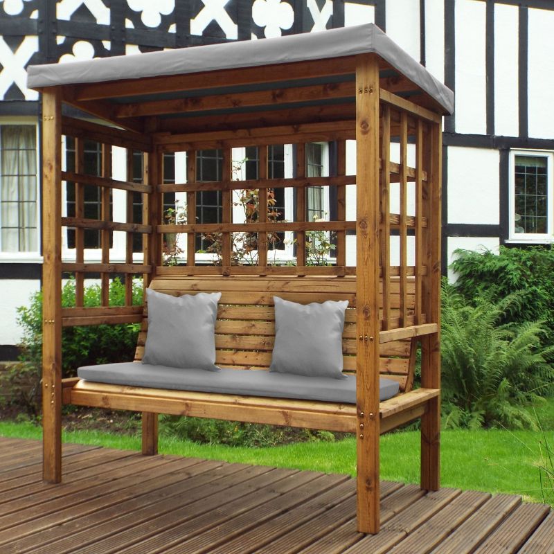 Charles Taylor - Bramham Three Seater Arbour Grey